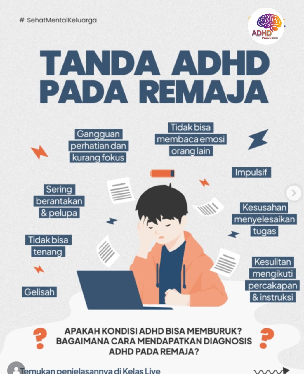 Screening ADHD Non-Diagnostik: Edukasi Awal bagi Orang Tua di Kota Tangerang