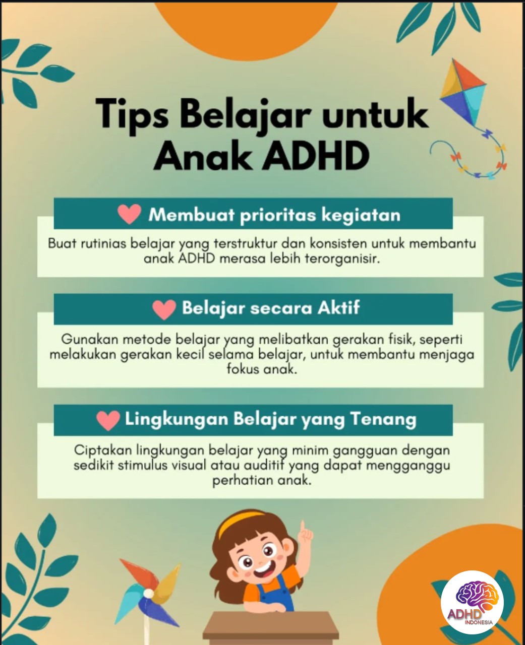Strategi Belajar yang Cocok untuk Anak ADHD di Kota Tangerang